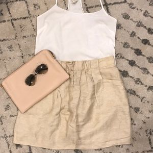 J Crew Linen skirt